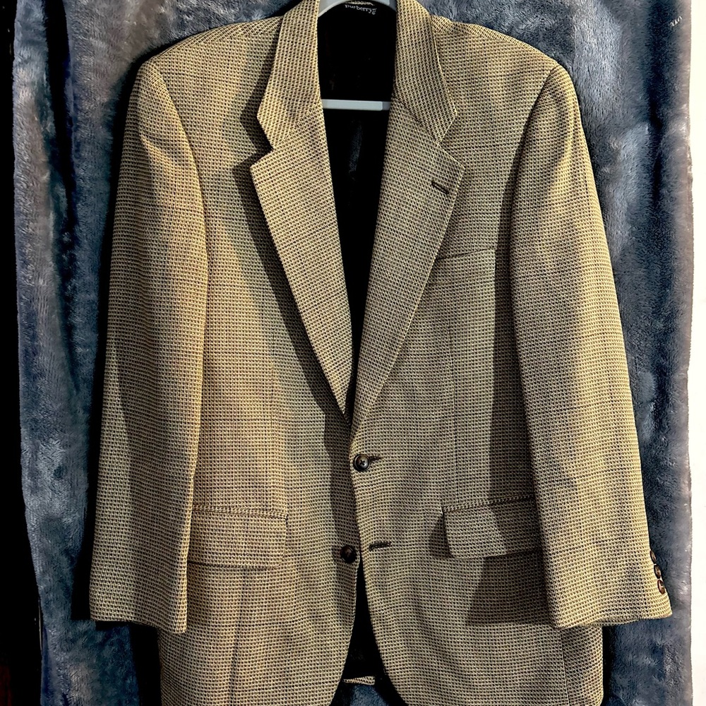 Vintage Burberry Blazer Tan Size L/XL
